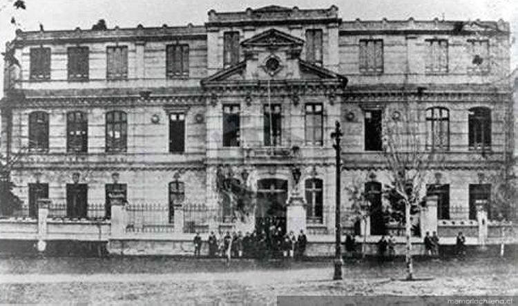 Antiguo Instituto Pedagógico de Chile : Alameda con Cumming, Santiago, 1920