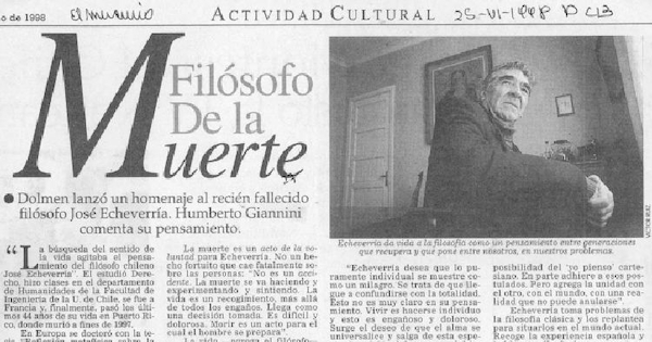 Filósofo de la muerte