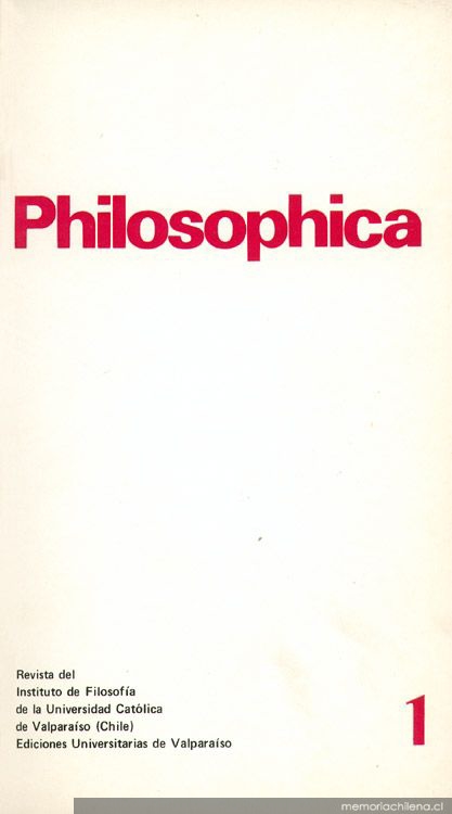 Philosophica : v. 1, 1978