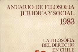 Anuario de filosofía jurídica y social : nº 1, 1983