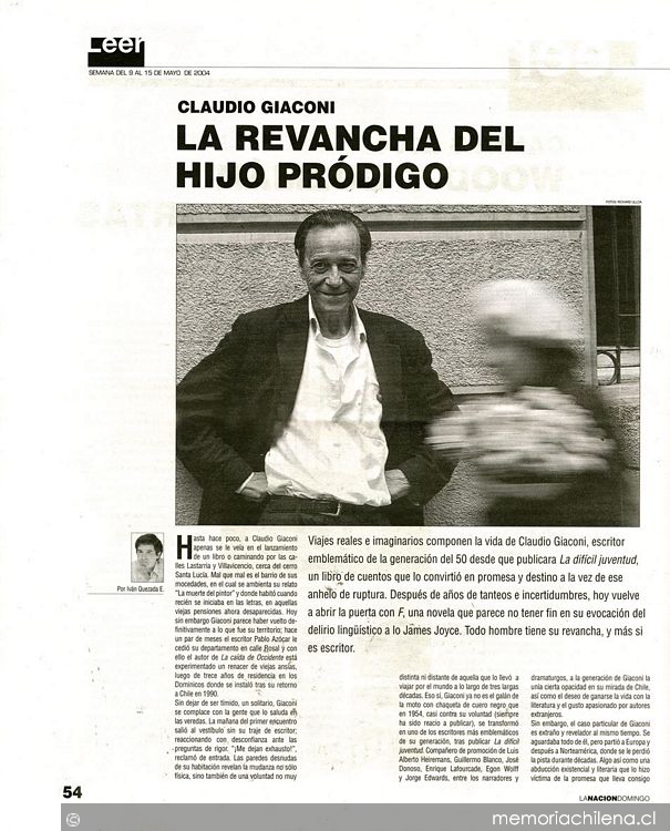 La revancha del hijo pródigo