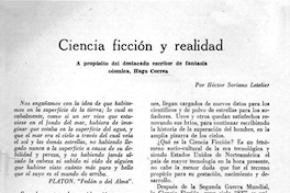 Ciencia ficción y realidad