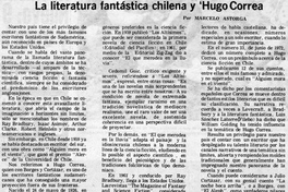 La literatura fantástica chilena y Hugo Correa