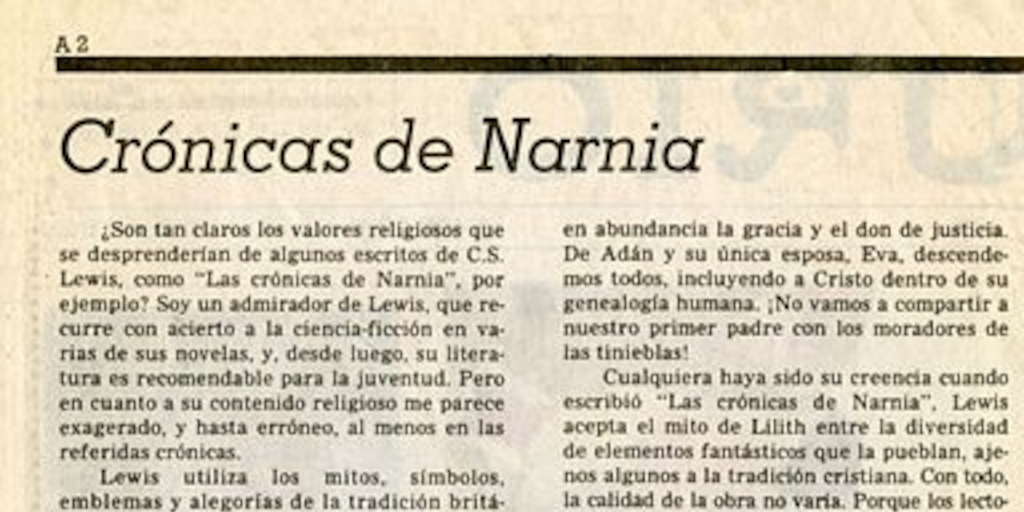 Crónicas de Narnia