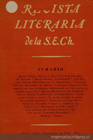 El autor teatral en busca de tipos chilenos