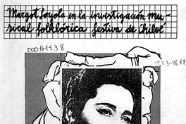Margot Loyola en la investigación musical folklórica festiva de Chiloé