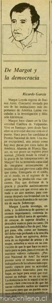 De Margot y la democracia
