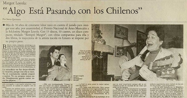 "Algo está pasando con los chilenos"