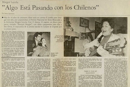 "Algo está pasando con los chilenos"