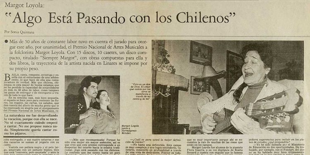 "Algo está pasando con los chilenos"