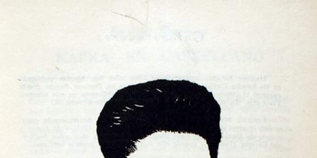 Franz Kafka dibujo por Mauricio Amster, 1950