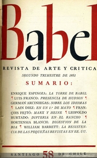 Babel: n° 51, segundo semestre de 1951