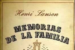 Memorias de la familia de verdugos de París