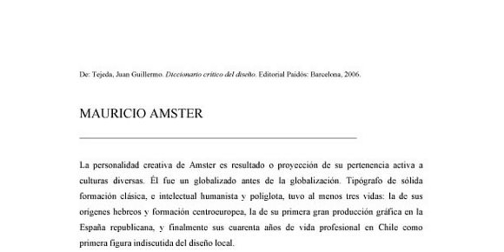 Mauricio Amster