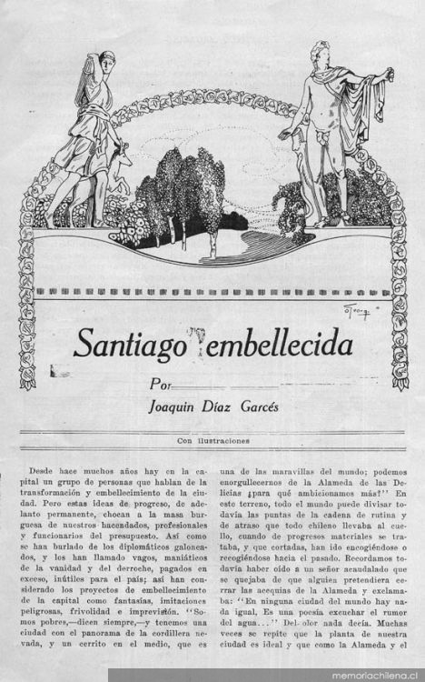 Santiago embellecida