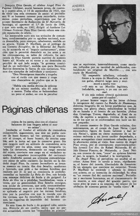 Páginas chilenas