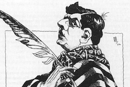 Retrato de Joaquín Díaz Garcés aparecido en Zigzag, 1912