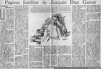 Páginas inéditas de Joaquín Díaz Garcés