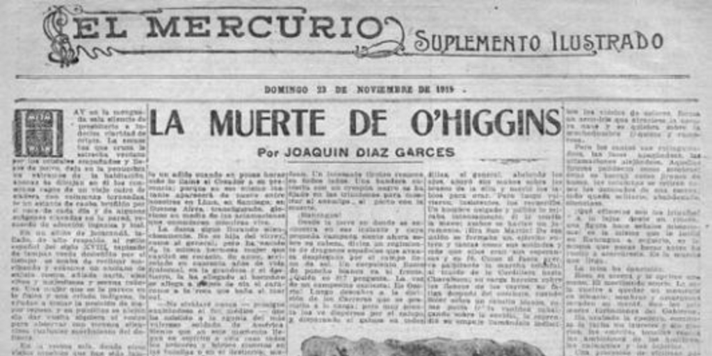 La muerte de O'Higgins