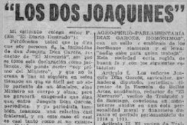 Los dos Joaquines