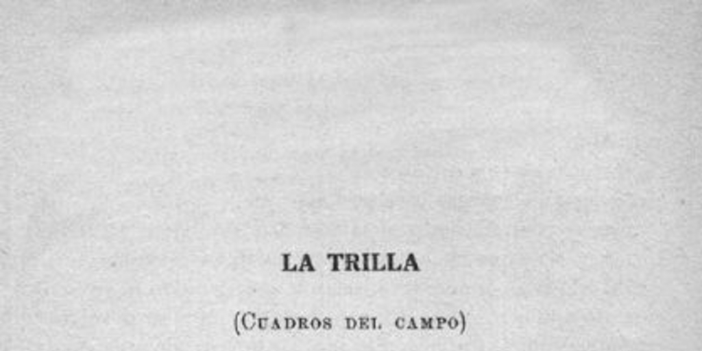 La trilla