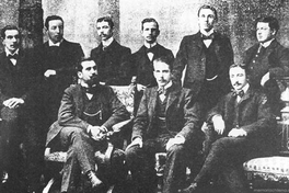 Joaquín Díaz Garcés entre los licenciados de Derecho, 1900