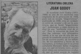 Literatura chilena : Juan Godoy