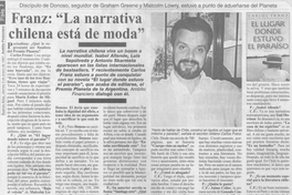 Franz : la narrativa chilena está de moda