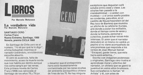 Libros : la verdadera vida : Santiago cero