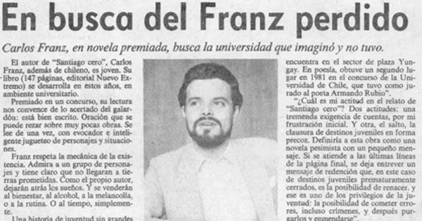 En busca del Franz perdido