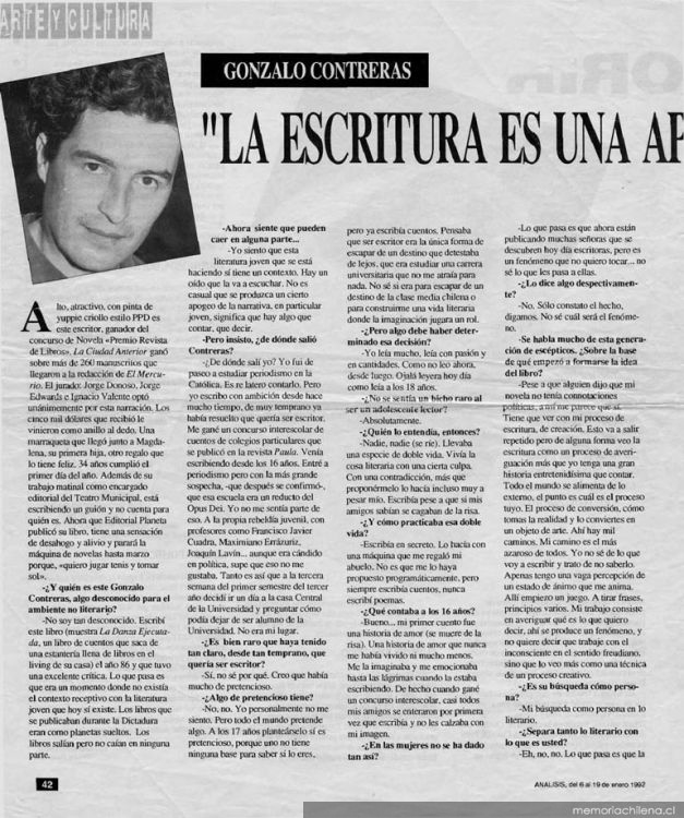 La escritura es una apuesta de libertad