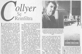 Collyer se reinfiltra