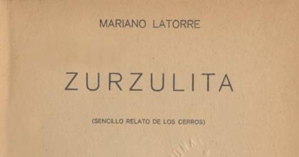 Zurzulita : (sencillo relato de los cerros)