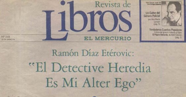 El detective Heredia es mi alter ego