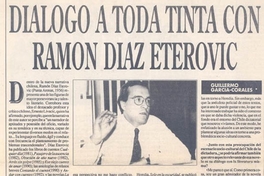 Diálogo a toda tinta con Ramón Díaz Eterovic