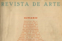 Revista de arte : n° 7, 1935 - n° 12, 1936