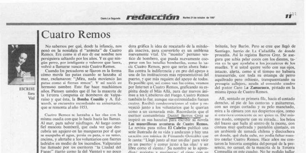 Cuatro remos