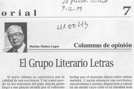 El grupo literario Letras