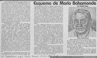 Esquema de Mario Bahamonde