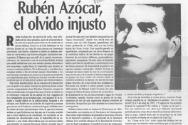 Rubén Azócar, el olvido injusto