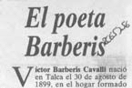 El poeta Barberis