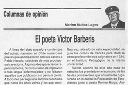 El poeta Víctor Barberis