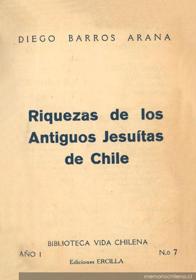 Riquezas de los antiguos jesuitas de Chile