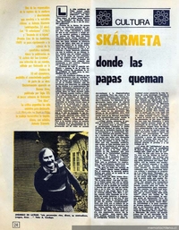 Skármeta : donde las papas queman