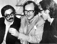 Luis Sánchez Latorre, Antonio Skármeta y Mauricio Wacquez, 1971