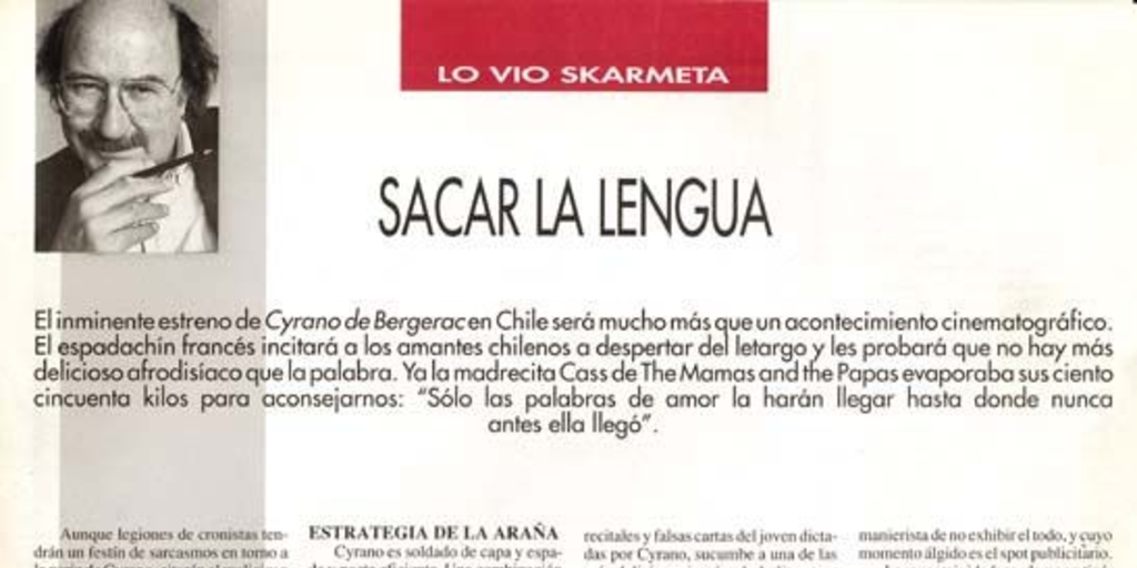 Sacar la lengua