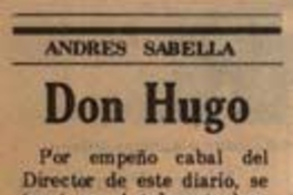 Don Hugo