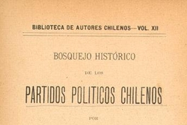 Bosquejo histórico de los partidos políticos chilenos