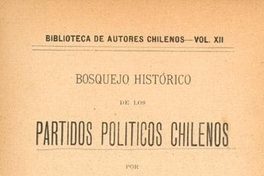 Bosquejo histórico de los partidos políticos chilenos