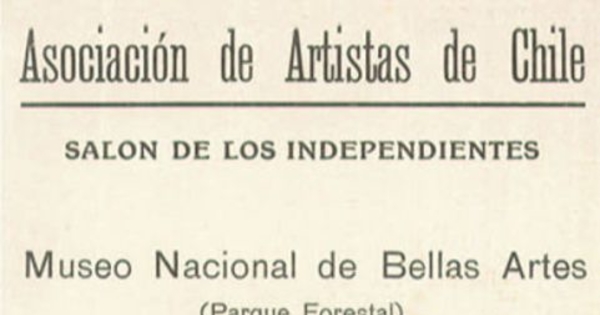 Manifiesto de la Asociación de Artistas de Chile